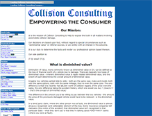 Tablet Screenshot of collisionconsulting.com